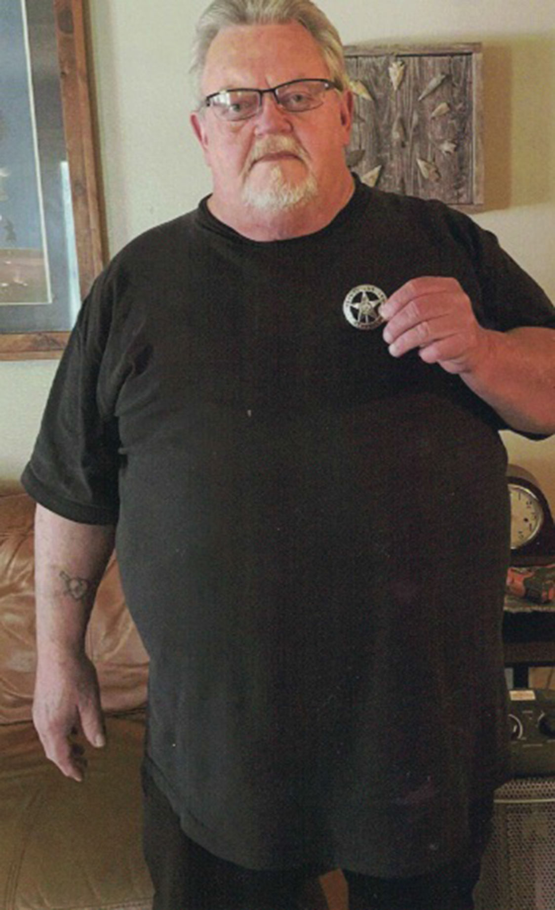 Badge was found at resale shop